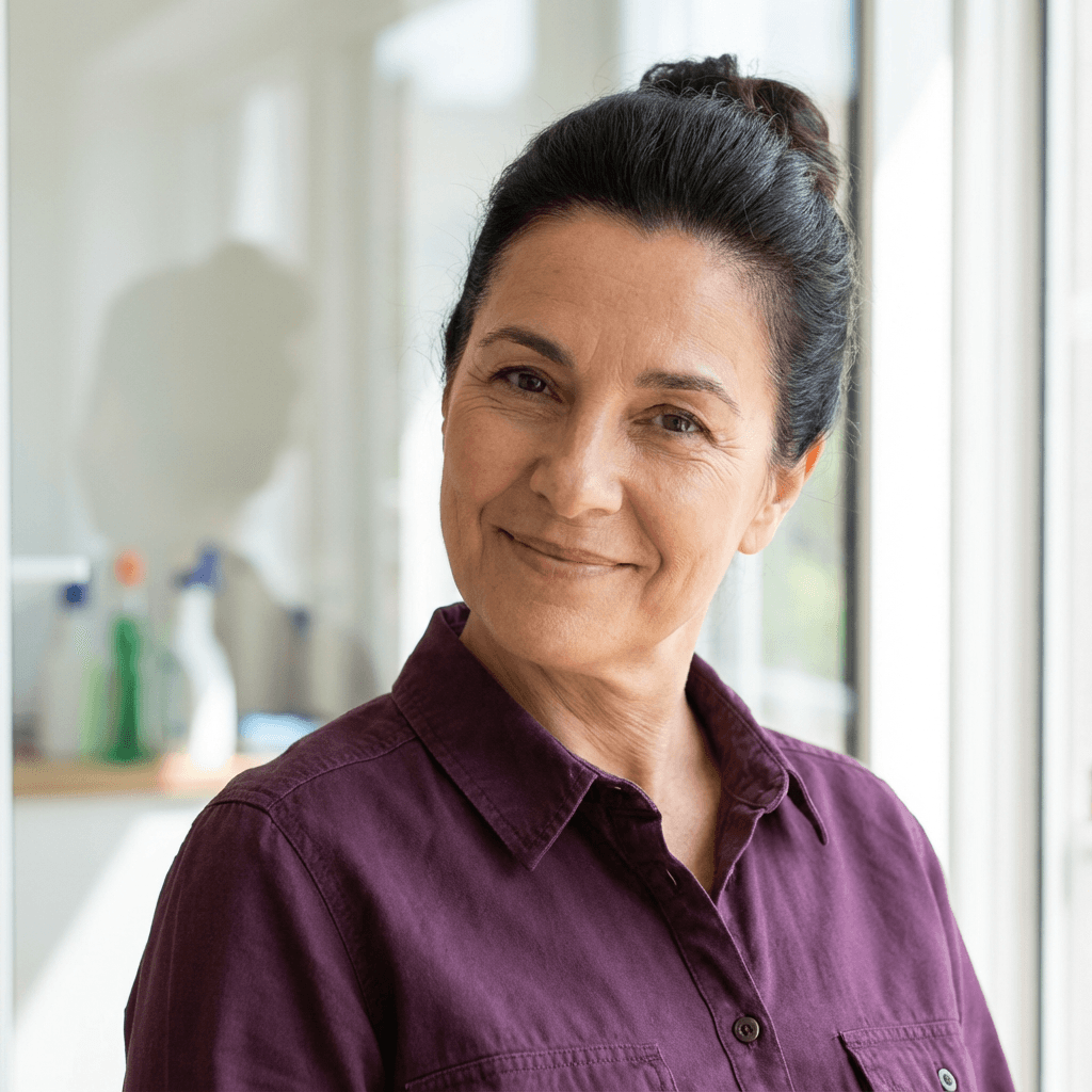 Female hospital executive in an administrative office
